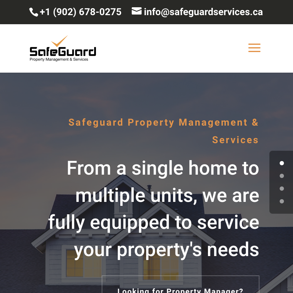 Thumbnail of safeguardservices.ca website